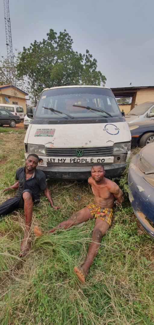 Photo Of Two Armed Robbery Suspects Nabbed After Opening Fire On Police ...